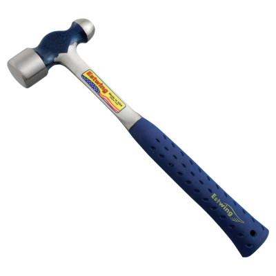 ESTWING Ball Pein Hammer, Cushion Grip Steel Handle, 13 1/2 in, Steel 24 oz Head
