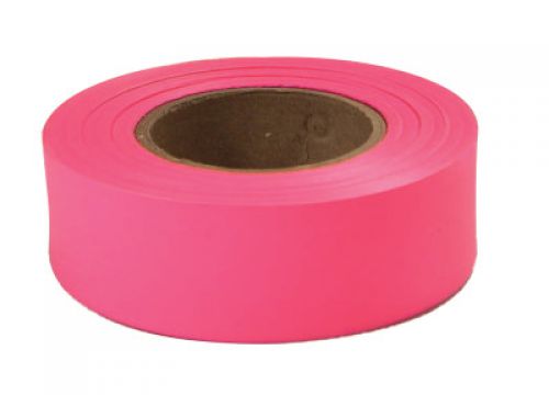 EMPIRE LEVEL Flagging Tape, 1 in x 200 ft, Pink Fluorescent
