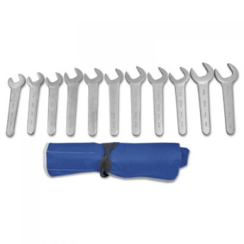 Angle Service Wrench Sets, Metric, Chrome