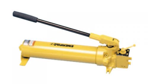 ENERPAC Steel Hand Pumps, Two-Speed, 4-Way Valve, 134 cu in Useable Oil Cap. Max