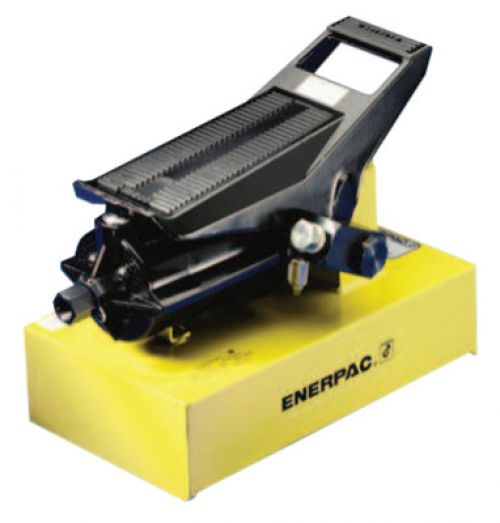 ENERPAC Air/Hydraulic Pumps, 80 cu in Useable Oil Cap. Max, 10,000 psi Max Op. Press.