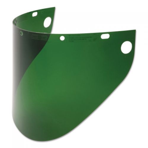 Honeywell Fibre-Metal® 9 3/4" X 19" X .06" Dark Green Propionate Extended View Faceshield