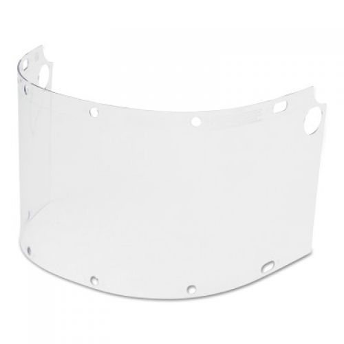 Universal Fit Propionate Safety Visor - Clear - .060" Thickness, Black, OS