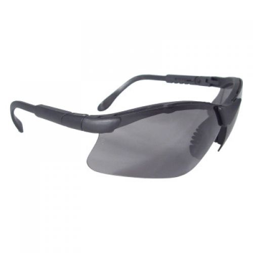 Safety Eyewear, IRUV 2.0 Lens, Polycarbonate, Green Lens Color, Black Frame