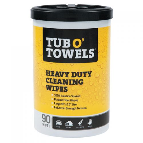 Tub-O Towels Multi Purpose Towel, Orange, Canister, 45 oz