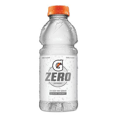 G Zero Sugar Ready-to-Drink Thirst Quencher, 20 oz, Bottle, Glacier Cherry