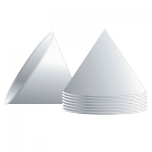 Cone Cups, 6 oz, White