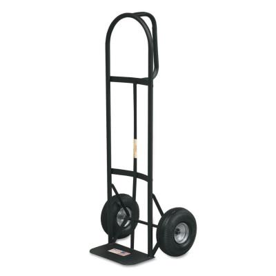 D-Handle Hand Truck, 800 lb Load Cap, 7.5 in x 14 in Toe Plate, Pneumatic with Steel Hub Wheels