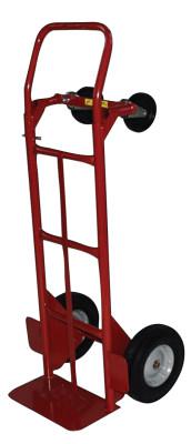 2-Position Convertible Hand Truck, 600 lb Load Capacity, 8 in x 14 in Toe Plate, Flow Back Handle, Puncture Proof Wheels