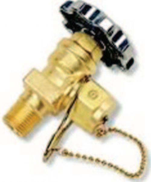 Valves, Shut-Off Valve, 200 psi, Brass, Gas Tight Plug/Chain, Fuel Gas