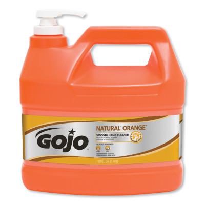 Natural Orange Smooth Hand Cleaners, Citrus, Bottle w/Pump, 1 gal