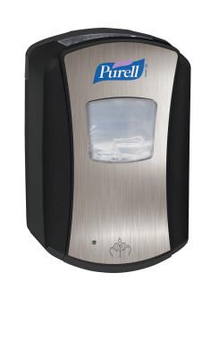 PH PURELL LTX Dispensers, Chrome/Black, 700 mL