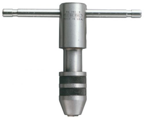 Reversible Ratchet Tap Wrench, 3-1/2 in Length, No. 0 to 1/4 in Tap Size