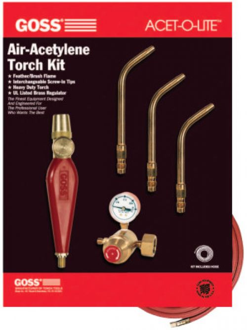 Feather Flame Air-Acetylene Torch Outfits, 1/8 in, 3/16 in, 1/4 in, Acetylene(B)