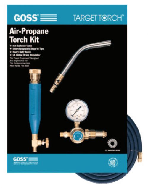 Target Air-Propane Torch Outfit, 7/16 in, 3/4 in, Propane, Soldering, Brazing