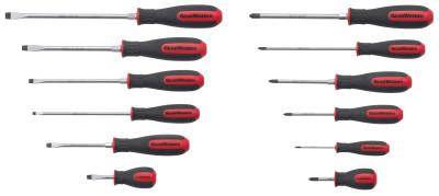 GEARWRENCH 12  Piece Combination Screwdriver Sets, Slotted & Phillips