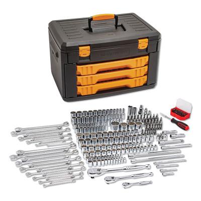 Mechanics Tool Set in 3 Drawer Storage Box 243PC 6pt