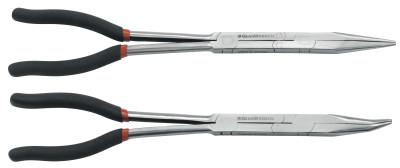 2 Piece Double-X Pliers Set, 13 1/2 in Straight; 13 1/4 in 45°