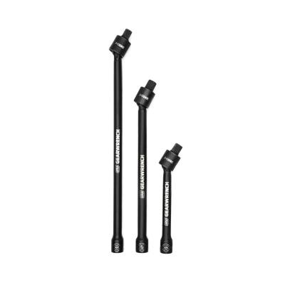 X-Core Impact Extension Set, Black Oxide, Alloy Steel, 3/8 in Dr, 6 in, 9 in, 12 in