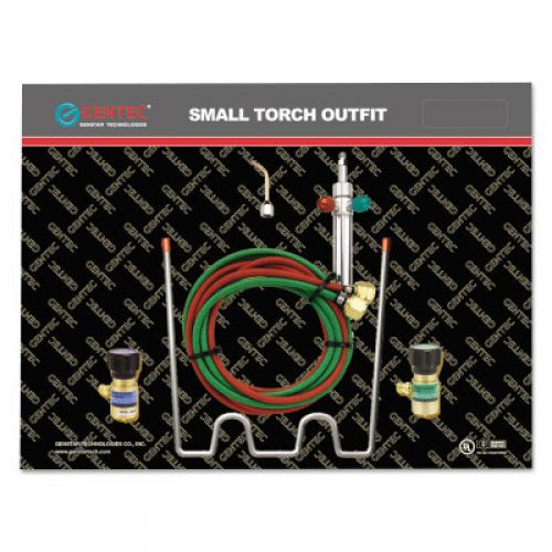 Small Torch Kit, Propane, Handle, Tip, Hose, Oxygen and Fuel Regulator, Carrier Industrial