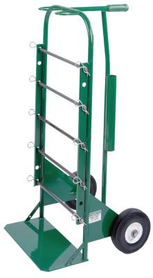 Hand Truck Wire Spool Cart, 46 in H x 24 in W x 22-1/2 in D, Holds 15 Spools of #14 Wire