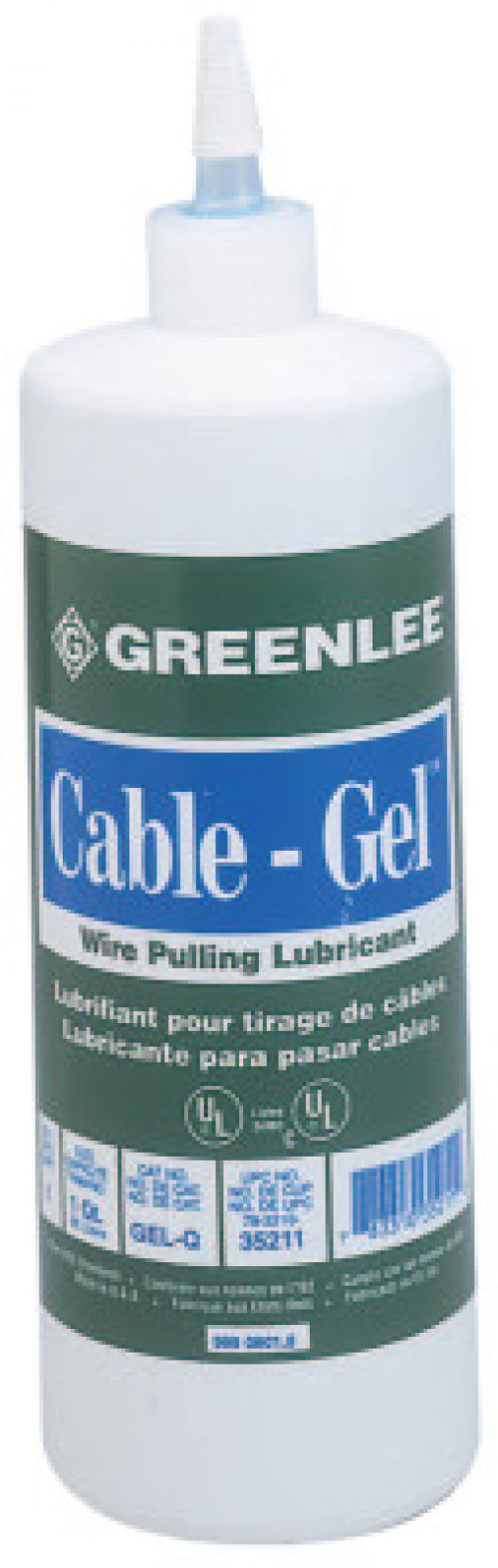 Cable-Gel Cable Pulling Lubricants, 1 qt Squeeze Bottle