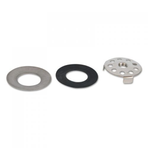 Drain Plate Assemblies for Plastic Bowls, Cupped Washer; Gasket, Gray