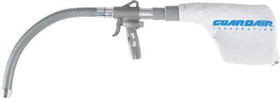 Pneumatic Gun Vac Vacuum, Approx 115 in³ Capacity Vol, Includes 18 in x 1-5/16 in OD Flexible Metal Extension w/Nozzle