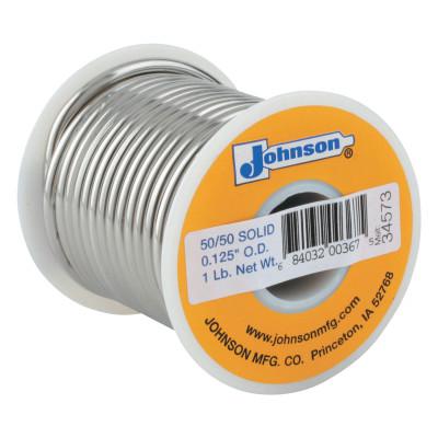 Wire Solders, Spool, Solid Core, 3/32 in, 95% Tin, 5% Antimony