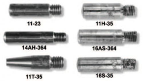 Heavy Duty Contact Tip, 0.035 in Wire, 0.044 in Tip, Optional Heavy Duty, 14H