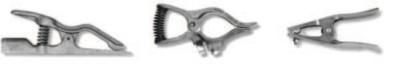Ground Clamps, 500 A, Ball Point - 4/0, Flat Jaw