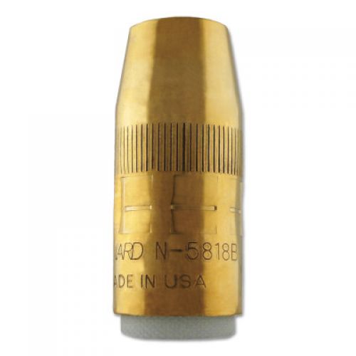 Centerfire Nozzles, 1/8 in Tip Recess, 5/8 in Bore, For QGun, Brass