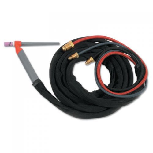 TIG Torch Water Cooled Kit, Angled Head, 12.5 ft Cable
