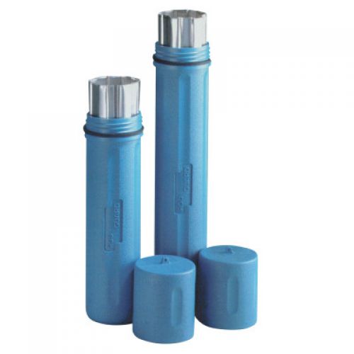 Polyethylene Canisters, For 12 to 14 in Electrode, High Temp, Blue