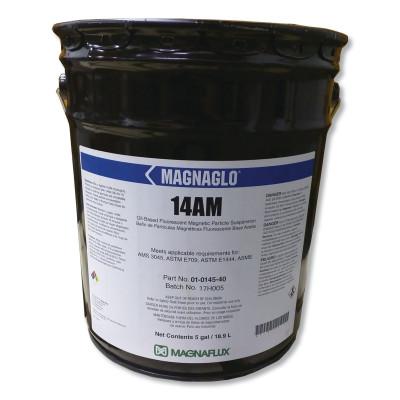 Magnaglo 14AM Fluorescent Premixed Prepared Bath with Carrier ll, 5 gal Pail