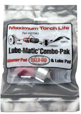 Lube-Matic Combo-Pak, 1 Red Wire Pad/1 Black Lube Pad