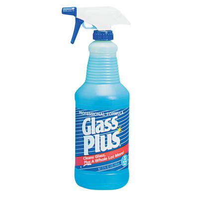 Glass Plus Cleaners, 32 oz Trigger Spray Bottle