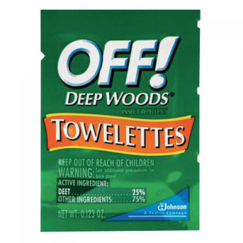 OFF! Deep Woods Insect Repellent Towellettes, 0.123 oz Packet