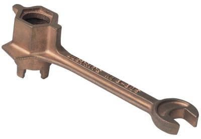 Drum Wrenches, 5.3 in Long, Drum Bung Caps