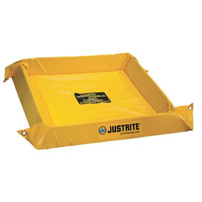 Maintenance Spill Containment Berms, Yellow, 40 gal, 4 ft x 4 ft