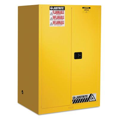 Justrite Yellow Safety Cabinets For Flammables Self Closing