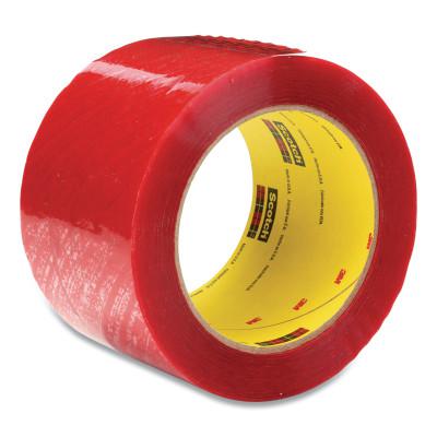 Scotch Security Message Box Sealing Tapes 3779, 72 mm x 100 m, Red/Clear