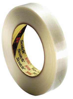 Scotch Filament Tape 897, 12 mm x 55 m, 5 mil, Clear