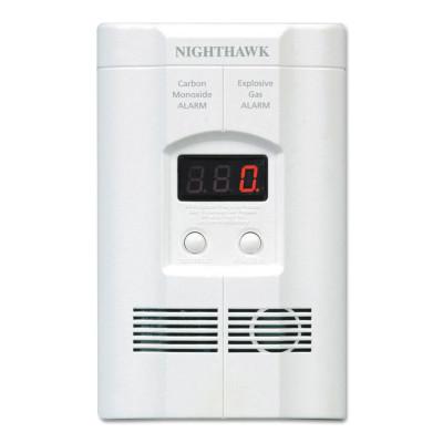 Direct Plug & Battery Operated CO Alarms, LED Display, Electrochemical
