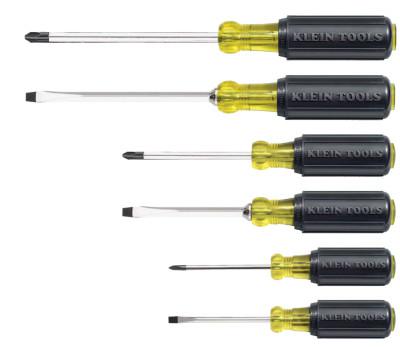 6-Piece Screwdriver Set, Phillips; Slotted
