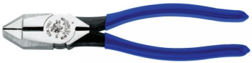 Square-Nose Side Cut Pliers, 8 1/2 in Length, 23/32 in Cut, Plastic-Dip Handle