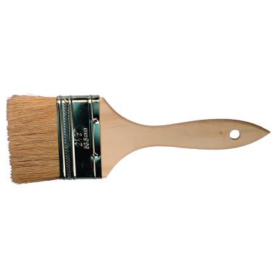 Chip Brushes,  3/8 in Thick, 3 in Trim, Wood Handle