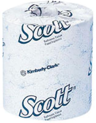 Scott Standard Roll Bathroom Tissue, 4.1 in x 3 3/4 in, 413 ft