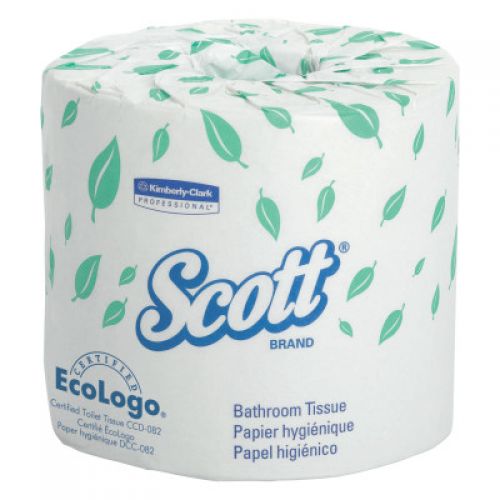 Scott Standard Roll Bathroom Tissue, 1-Ply, 1210 Sheets/Roll