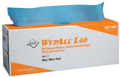 WypAll* 40 Towel, Pop-Up Box, Blue